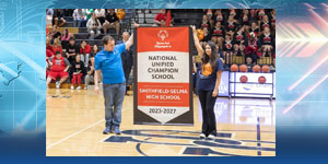 Smithfield-Selma High Receives Prestigious Recognition At Unified Basketball Game